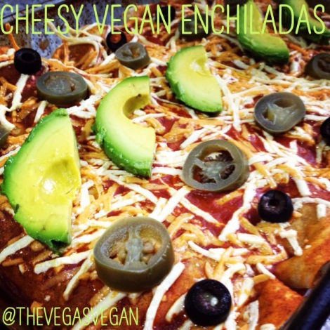 Cheesy Vegan Enchiladas